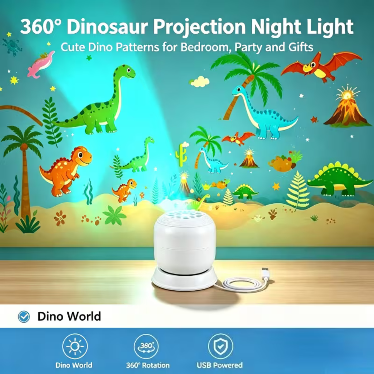 Dino Galaxy Projector